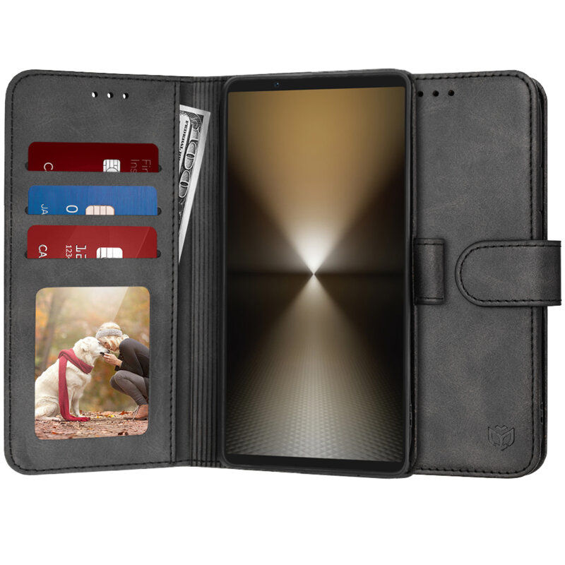 Husa 360 Sony Xperia 1 VI Techsuit Diary Book, negru