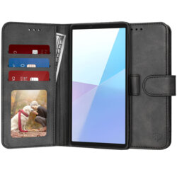Husa 360 Sony Xperia 10 VI Techsuit Diary Book, negru