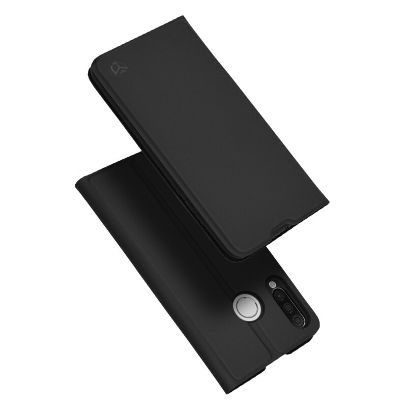Husa Huawei P30 Lite Techsuit Magskin Book, negru