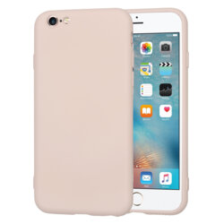 Husa silicon iPhone 6 / 6S Techsuit SoftFlex, roz pudra