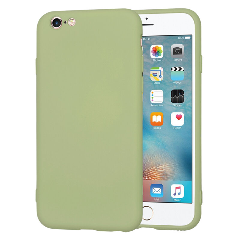 Husa silicon iPhone 6 / 6S Techsuit SoftFlex, verde