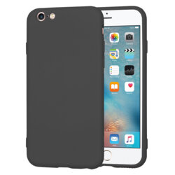 Husa silicon iPhone 6 / 6S Techsuit SoftFlex, negru