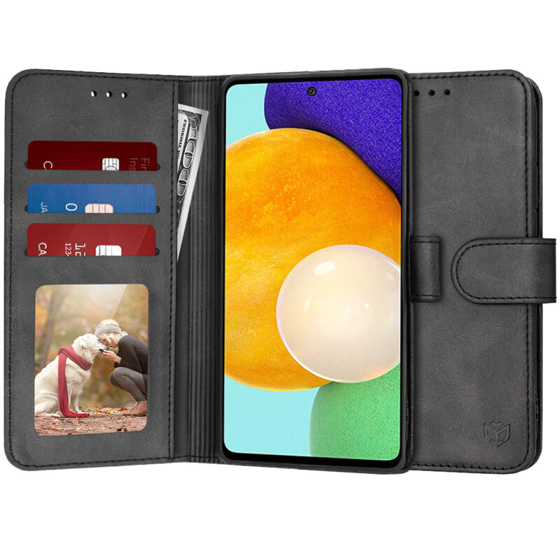 Husa 360 Samsung Galaxy A52 5G Techsuit Diary Book, negru