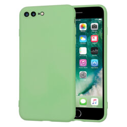 Husa silicon iPhone 7 Plus Techsuit SoftFlex, verde deschis