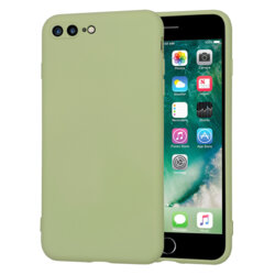 Husa silicon iPhone 7 Plus Techsuit SoftFlex, verde