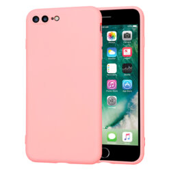Husa silicon iPhone 7 Plus Techsuit SoftFlex, roz