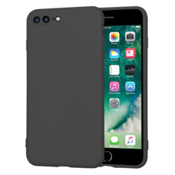 Husa silicon iPhone 7 Plus Techsuit SoftFlex, negru