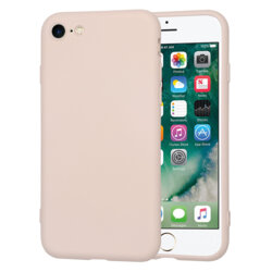 Husa silicon iPhone 7 Techsuit SoftFlex, roz pudra