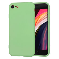 Husa silicon iPhone SE 2, SE 2020 Techsuit SoftFlex, verde deschis