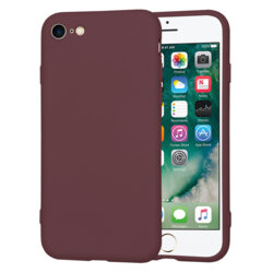Husa silicon iPhone 7 Techsuit SoftFlex, bordo