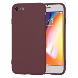 Husa silicon iPhone 8 Techsuit SoftFlex, bordo