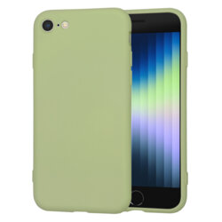Husa silicon iPhone SE 3, SE 2022 Techsuit SoftFlex, verde