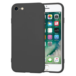 Husa silicon iPhone 7 Techsuit SoftFlex, negru
