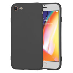Husa silicon iPhone 8 Techsuit SoftFlex, negru