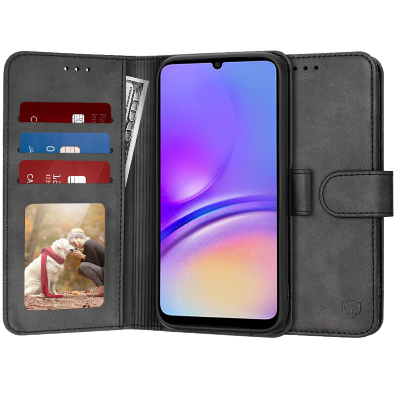 Husa 360 Samsung Galaxy A05 Techsuit Diary Book, negru