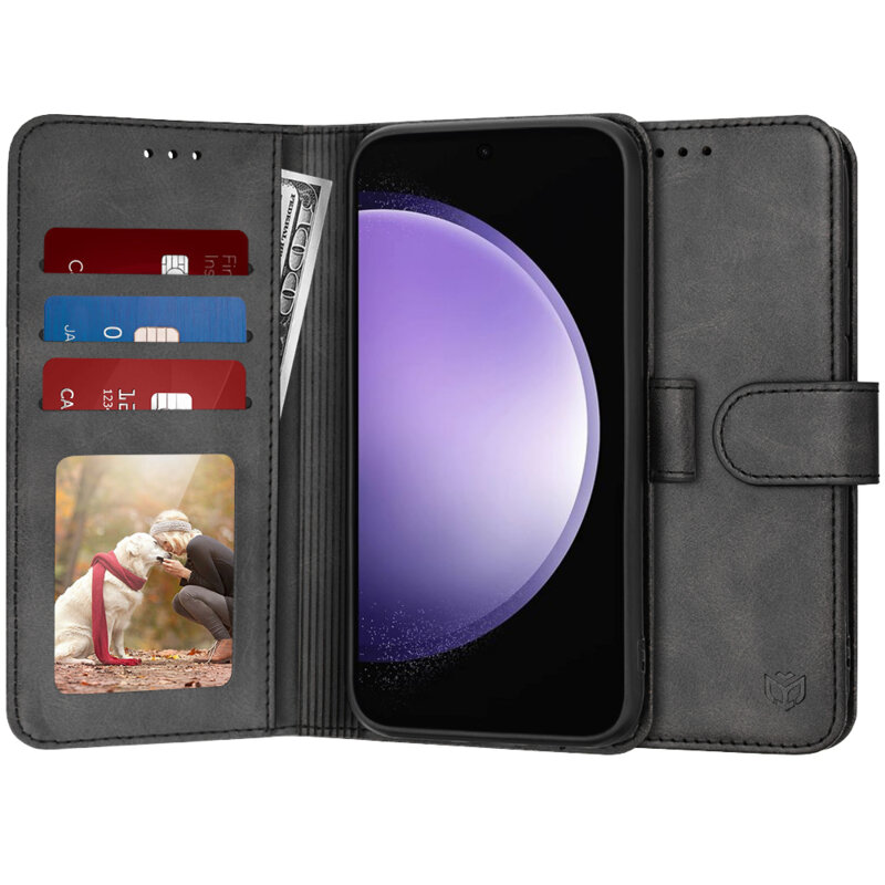 Husa 360 Samsung Galaxy S23 FE Techsuit Diary Book, negru