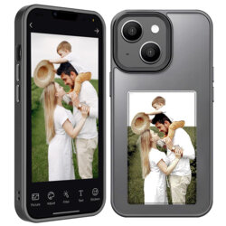 Husa premium iPhone 14 Techsuit SmartScreen NFC, negru