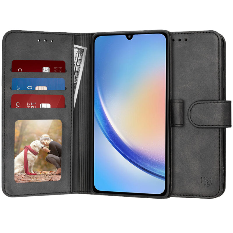 Husa 360 Samsung Galaxy A34 5G Techsuit Diary Book, negru