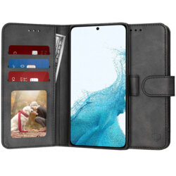Husa 360 Samsung Galaxy S22 5G Techsuit Diary Book, negru