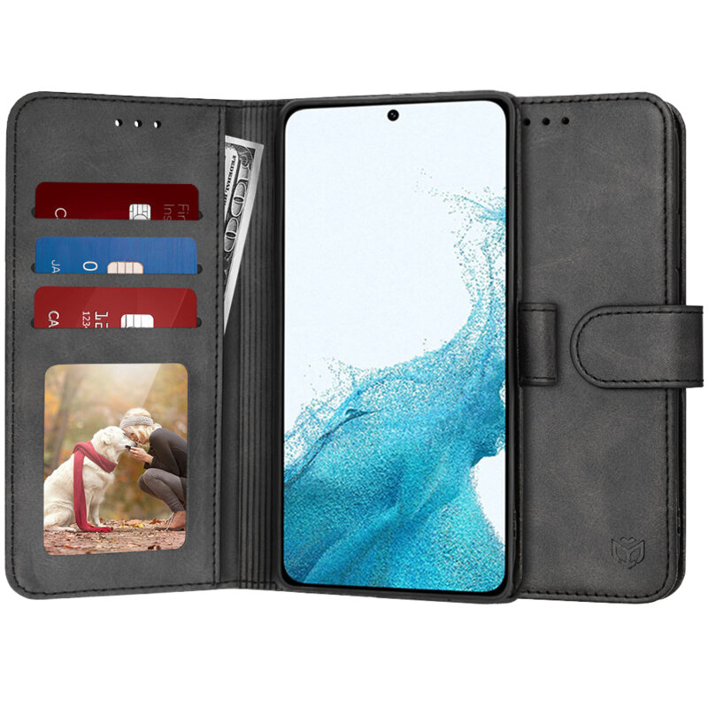 Husa 360 Samsung Galaxy S22 5G Techsuit Diary Book, negru