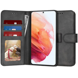 Husa 360 Samsung Galaxy S21 5G Techsuit Diary Book, negru