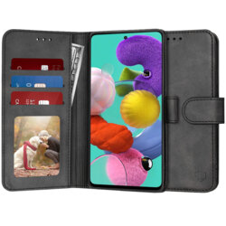 Husa 360 Samsung Galaxy A51 4G Techsuit Diary Book, negru