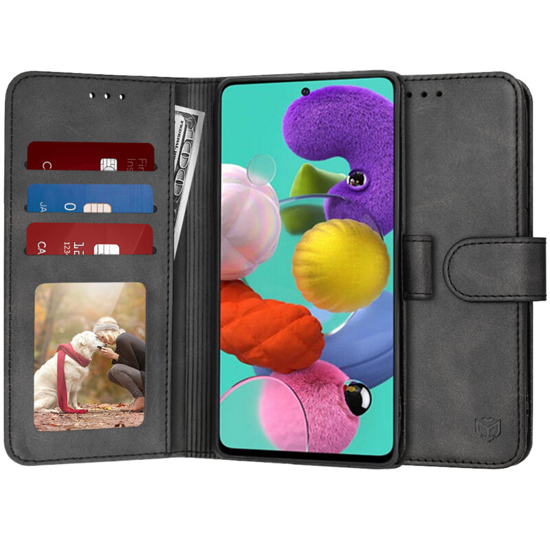 Husa 360 Samsung Galaxy A51 4G Techsuit Diary Book, negru
