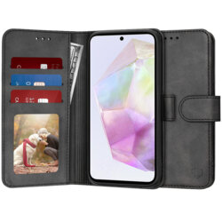 Husa 360 Samsung Galaxy A35 5G Techsuit Diary Book, negru