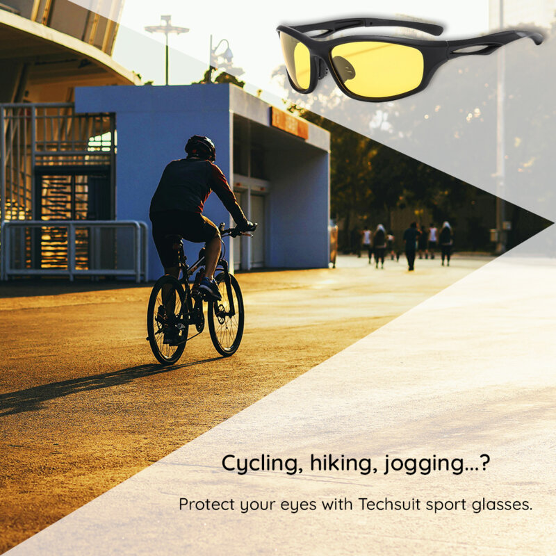 Ochelari de soare polarizati sport Techsuit 9309, rosu