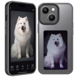 Husa premium iPhone 15 Techsuit SmartScreen NFC, negru