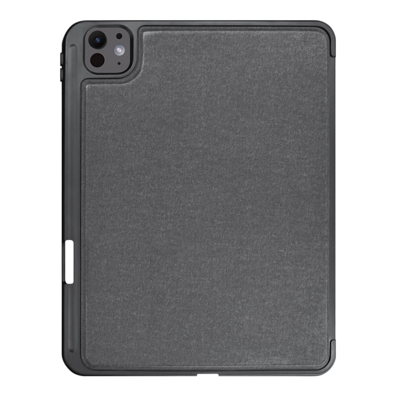 [Pachet 360°] Husa cu tastatura + folie iPad Pro 11 (2024) Techsuit KeyTab Pro, negru