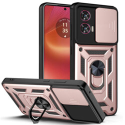 Husa Motorola Edge 50 Fusion protectie camera Techsuit CamShield Series, roz