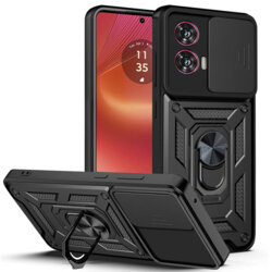 Husa Motorola Edge 50 Fusion protectie camera Techsuit CamShield Series, negru