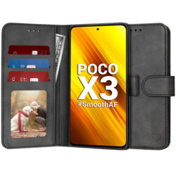 Husa 360 Xiaomi Poco X3 Techsuit Diary Book, negru