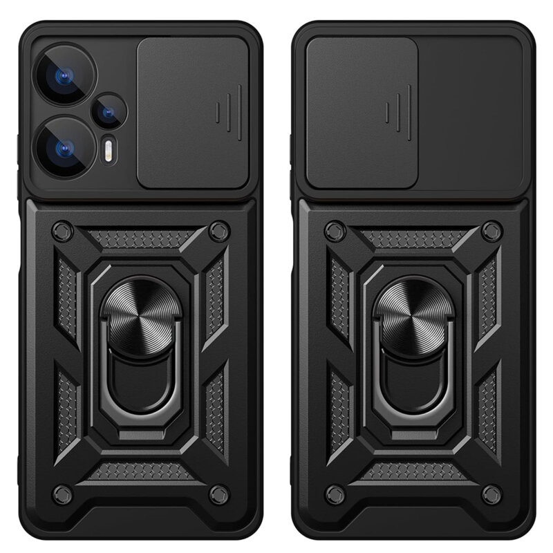 Husa Xiaomi Poco F6 protectie camera Techsuit CamShield Series, albastru