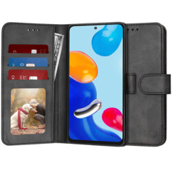 Husa 360 Xiaomi Redmi Note 11 Techsuit Diary Book, negru