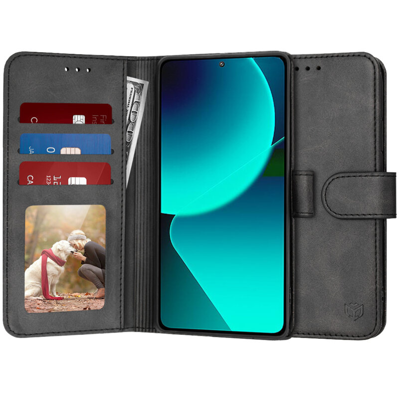 Husa 360 Xiaomi 13T Techsuit Diary Book, negru