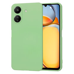 Husa silicon Xiaomi Redmi 13C 4G Techsuit SoftFlex, verde deschis