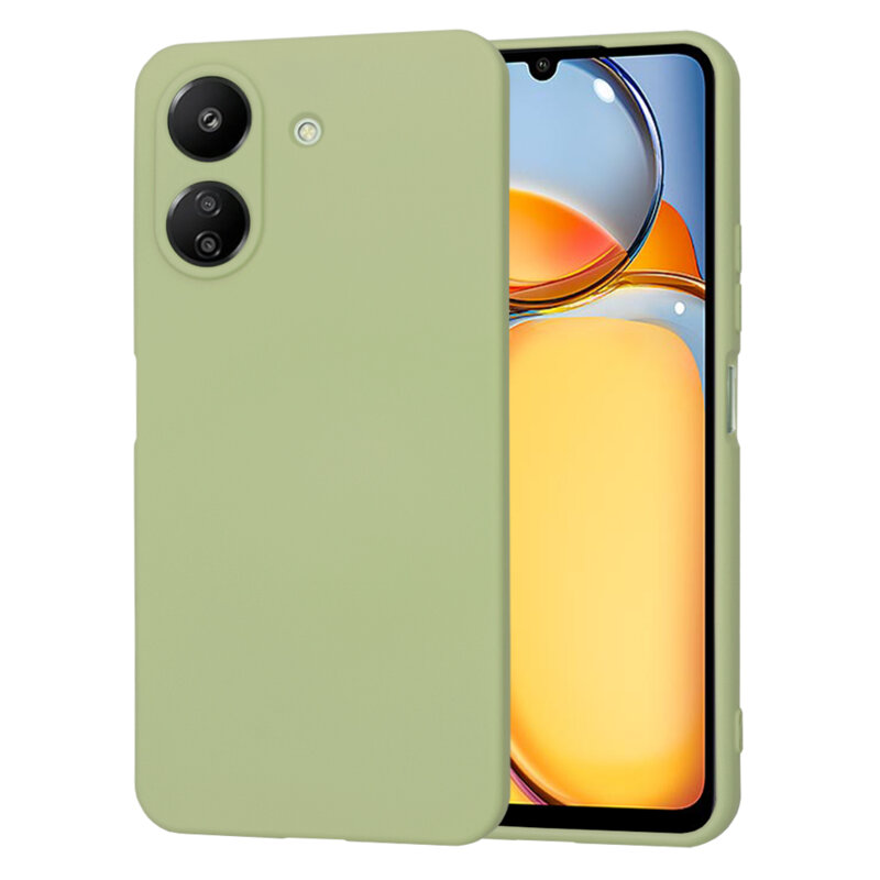 Husa silicon Xiaomi Redmi 13C 4G Techsuit SoftFlex, verde