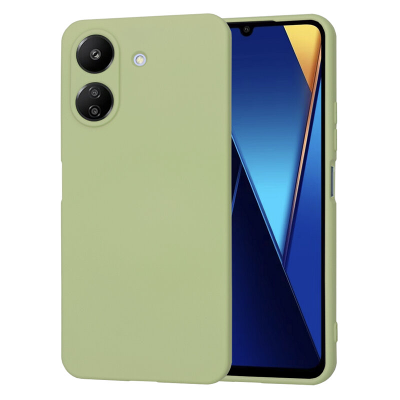 Husa silicon Xiaomi Poco C65 Techsuit SoftFlex, verde