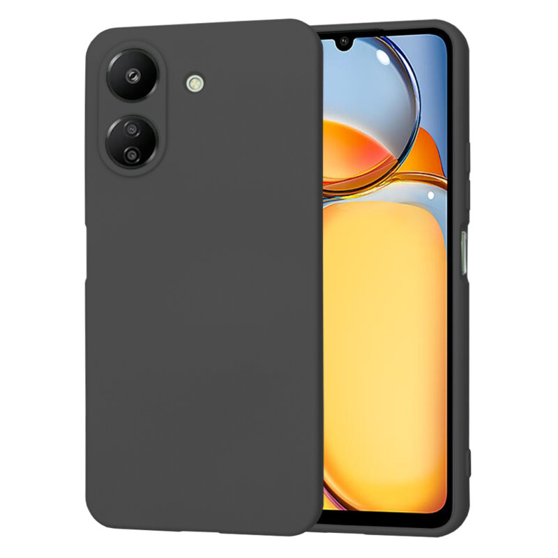 Husa silicon Xiaomi Redmi 13C 4G Techsuit SoftFlex, negru
