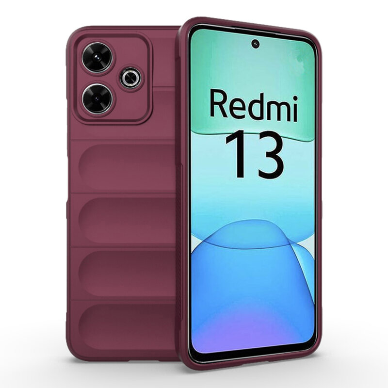 Husa Xiaomi Redmi 13 Techsuit Magic Shield, bordo