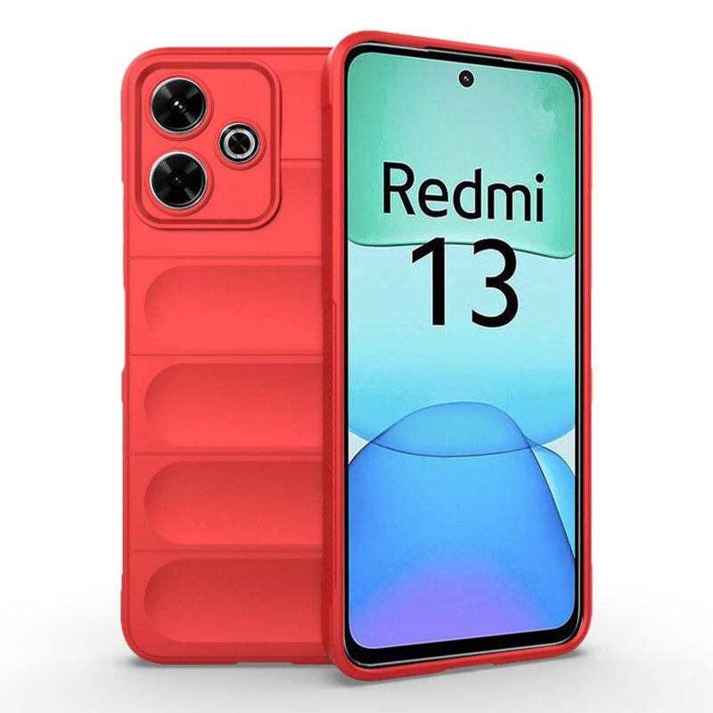 Husa Xiaomi Redmi 13 Techsuit Magic Shield, rosu