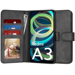 Husa 360 Xiaomi Redmi A3 Techsuit Diary Book, negru