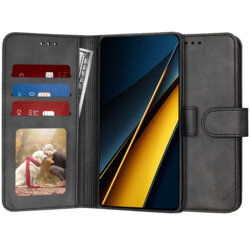 Husa 360 Xiaomi Poco X6 Pro Techsuit Diary Book, negru