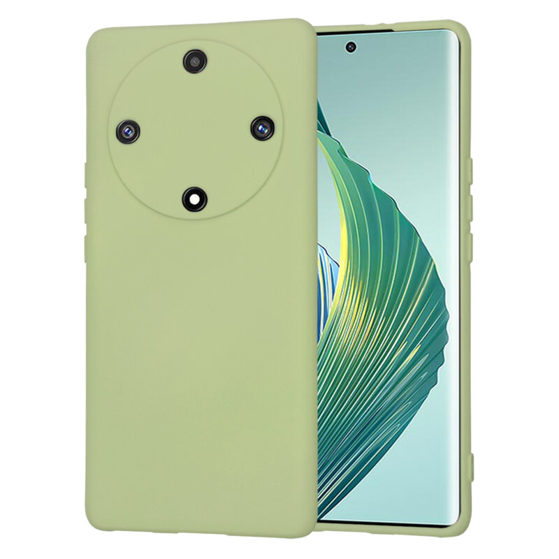 Husa silicon Honor Magic5 Lite Techsuit SoftFlex, verde