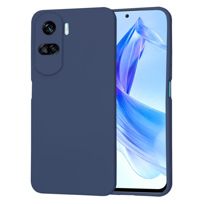 Husa silicon Honor 90 Lite Techsuit SoftFlex, bleumarin