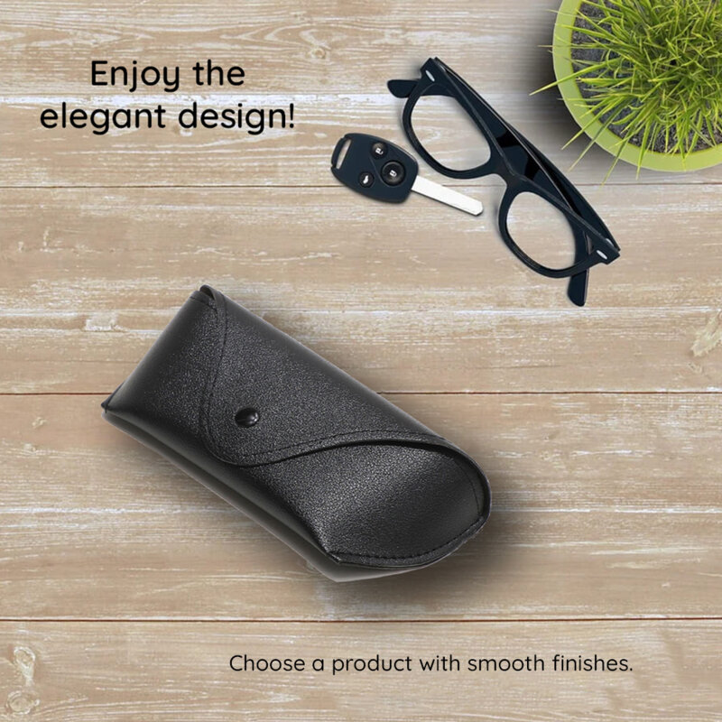 Etui pentru ochelari de vedere din piele Techsuit ETPU4, albastru