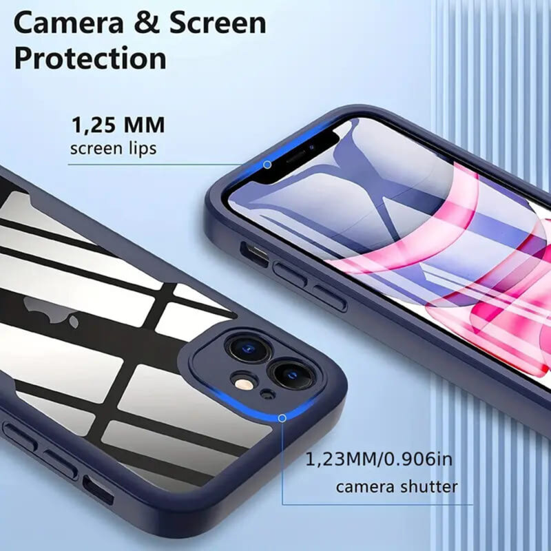 Husa 360° iPhone 12 Techsuit ColorVerse, mov