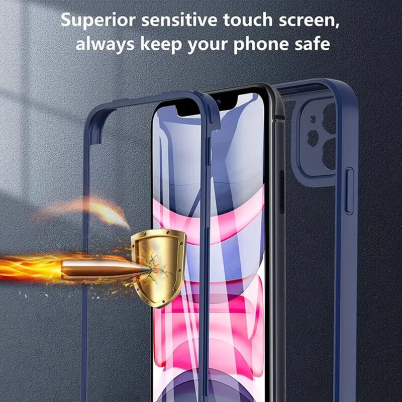 Husa 360° iPhone 12 Techsuit ColorVerse, mov
